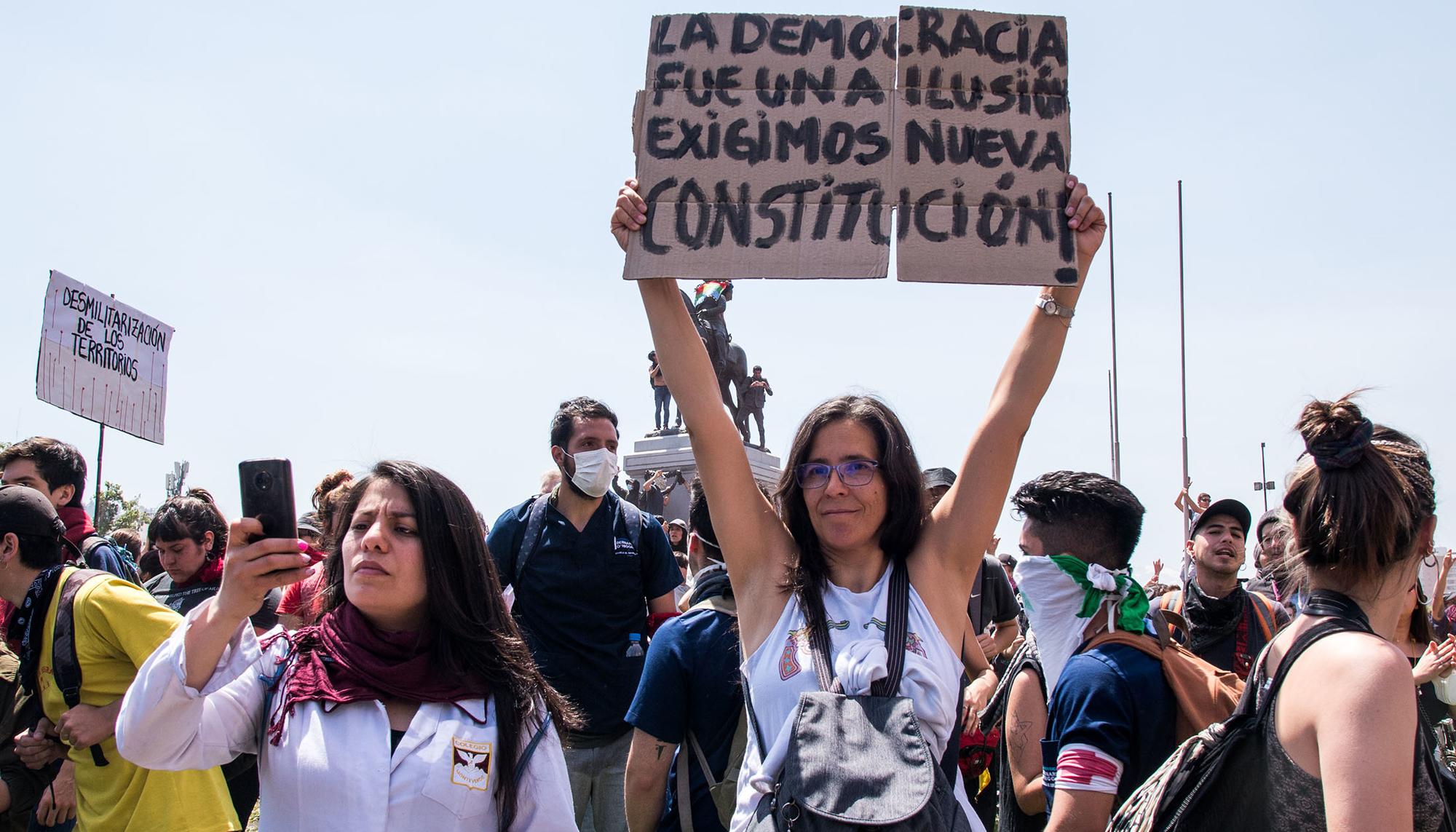 Protestas en Santiago de Chile